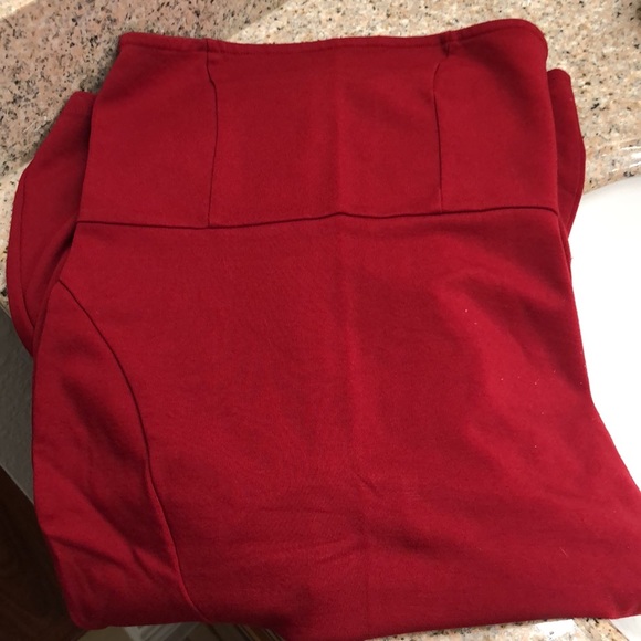 Forever 21 Red strapless dress size S - Picture 4 of 5